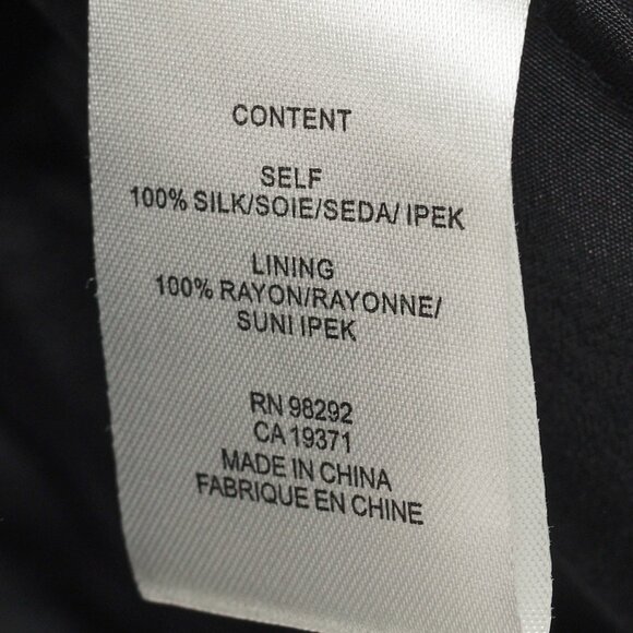 Tibi Black Silk CDC Peplum Top - Picture 9 of 10